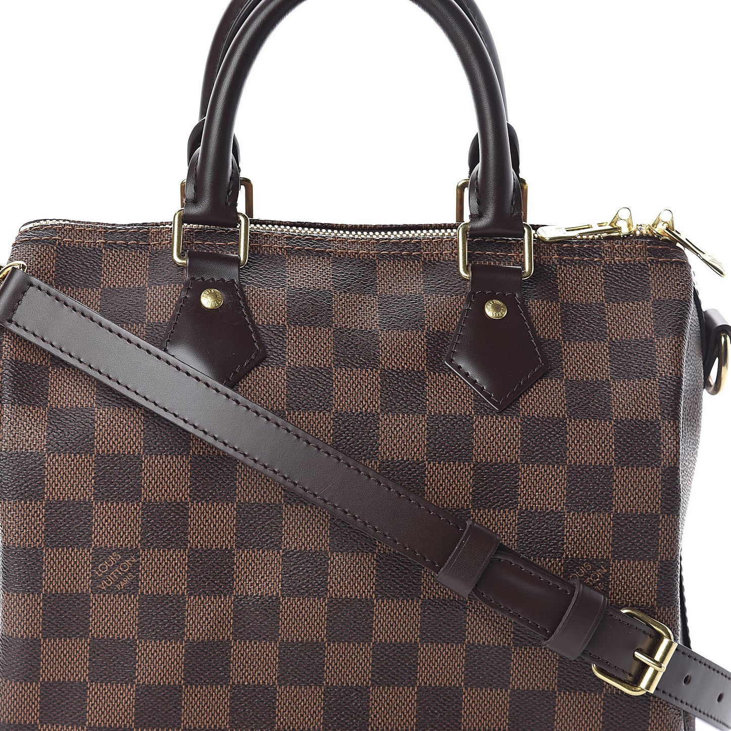 Damier Ebene Speedy Bandouliere 25
