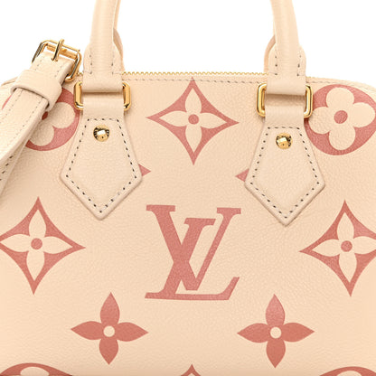 Louis Vuitton LOUIS VUITTON Empreinte Monogram Giant Speedy Bandouliere 20 Creme Rose Trianon 7 of 10