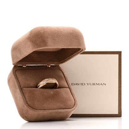 David Yurman 18K Yellow Gold 6mm DY Helios Band Ring 59 8.75 5 of 5