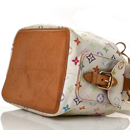 Louis Vuitton Monogram Multicolor Petit Noe White 9 of 12