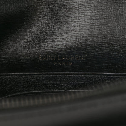 Saint Laurent Calfskin Monogram Sunset Chain Wallet Black 5 of 10