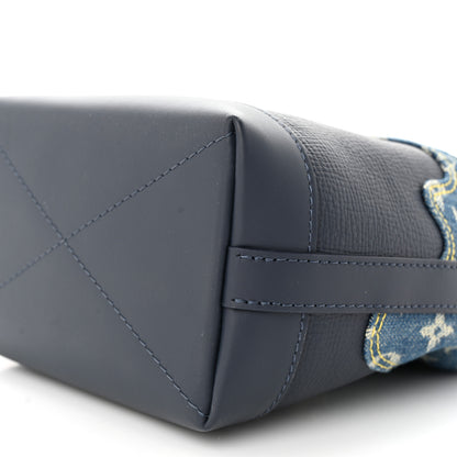 Louis Vuitton X NIGO Taurillon Monogram Denim Japanese Cruiser Blue 9 of 9