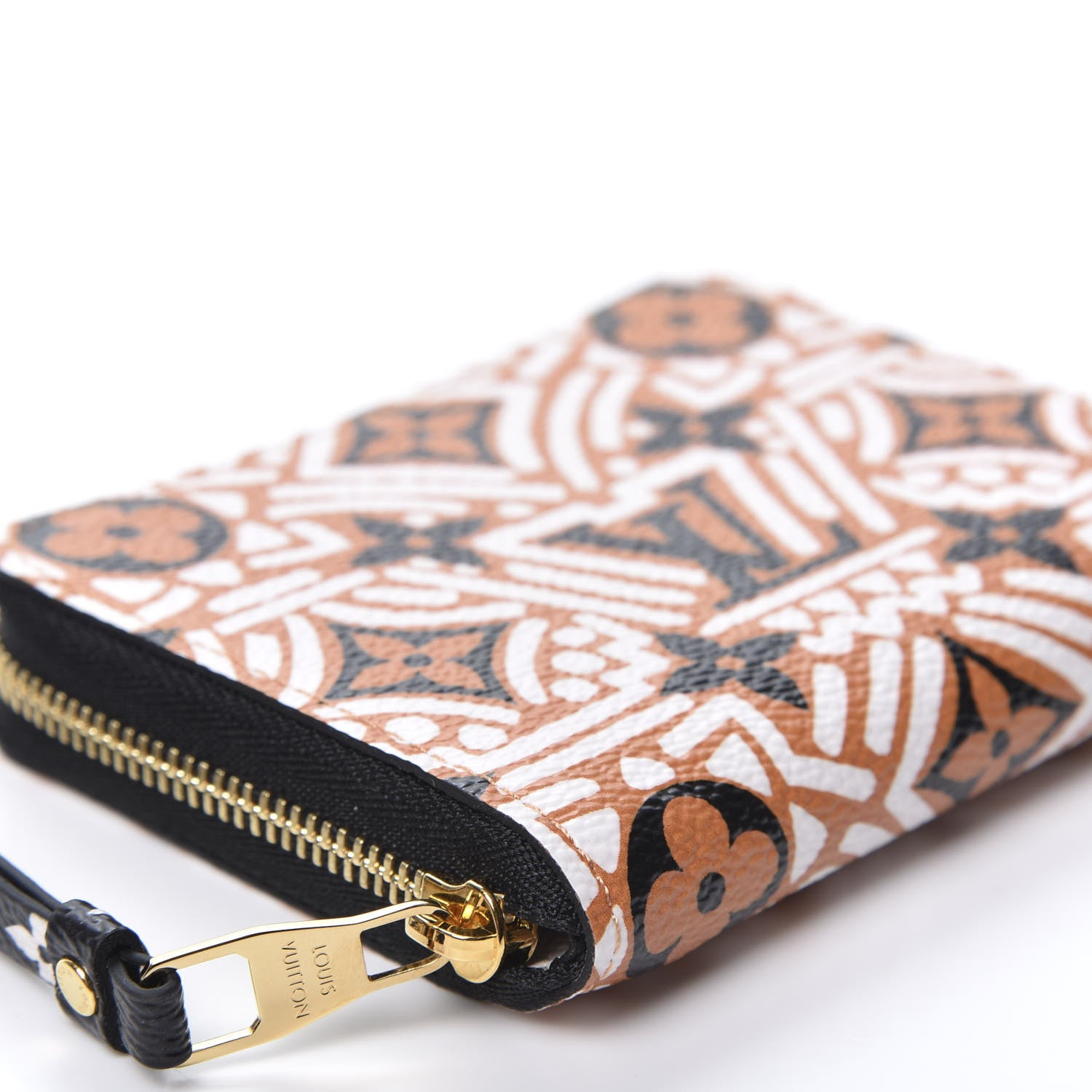 Louis Vuitton Monogram Giant Crafty Zippy Coin Purse Creme Caramel 5 of 9