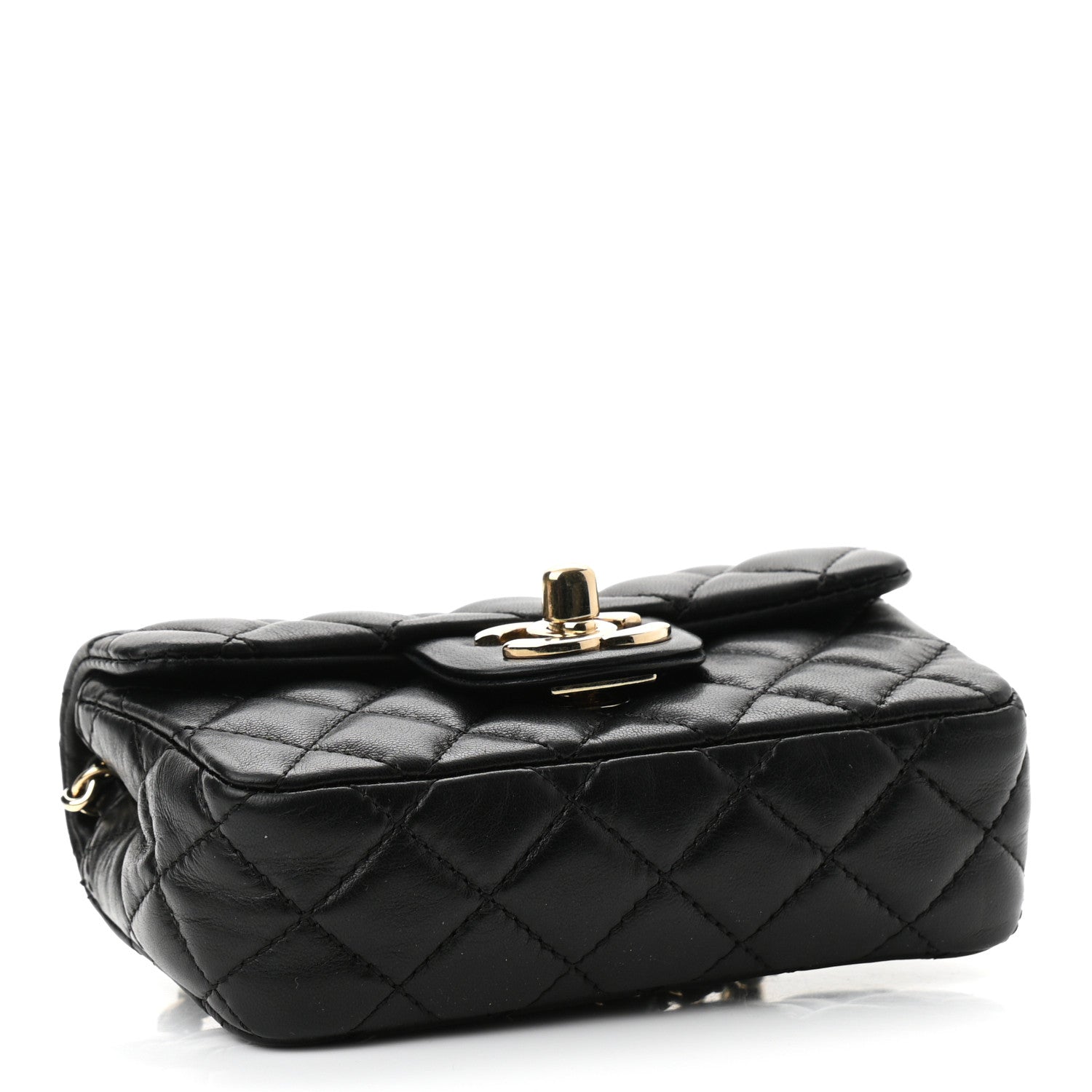 Chanel Lambskin Quilted Extra Mini Flap Black 4 of 10
