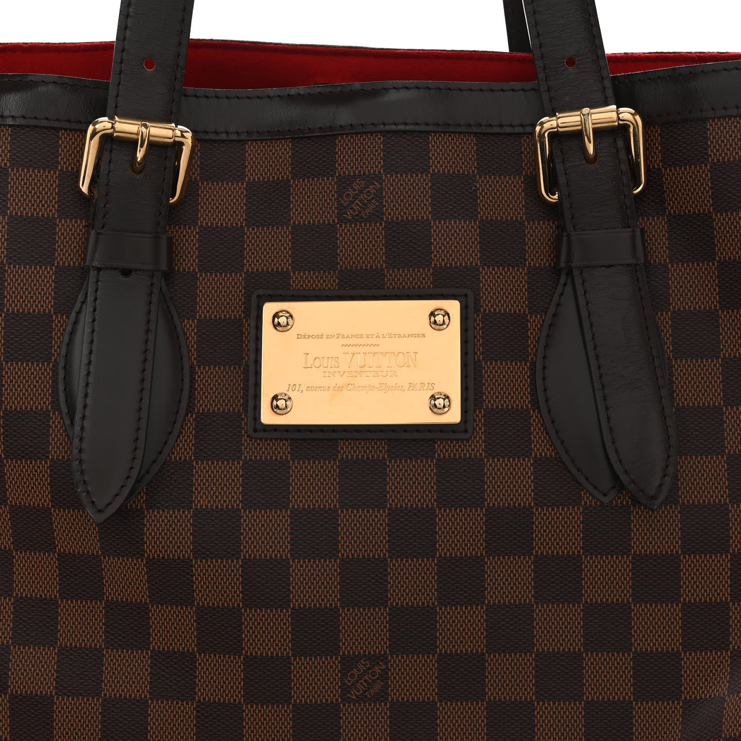 Louis Vuitton Damier Ebene Hampstead MM 7 of 9