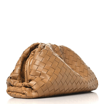 Bottega Veneta Nappa Maxi Intrecciato The Pouch Oversized Clutch Caramel 3 of 10