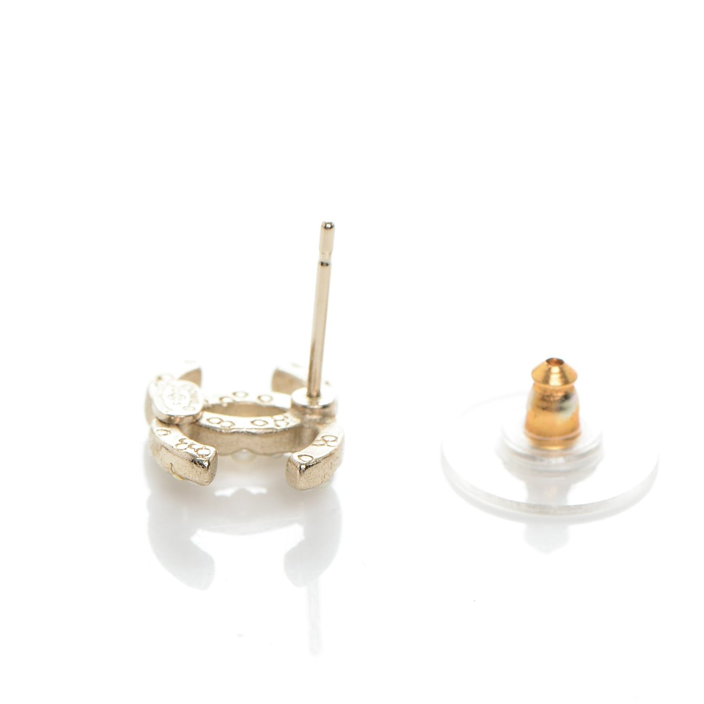 Pearl CC Earrings Light Gold