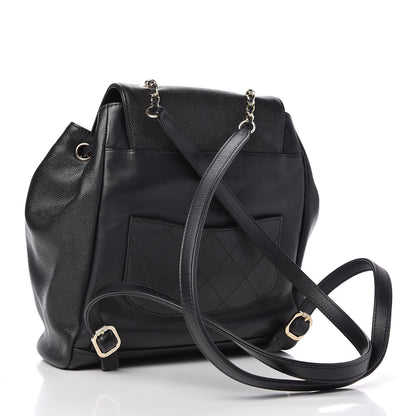 Chanel Caviar Quilted Business Affinity Backpack Black 3 of 9