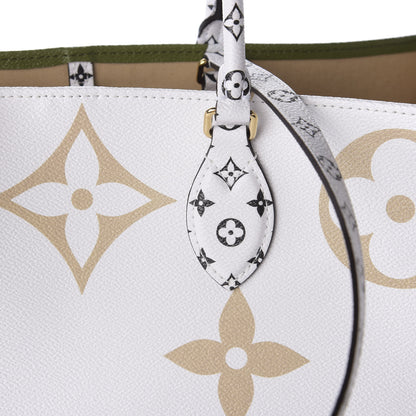 Louis Vuitton Monogram Giant Onthego GM Kaki Beige 18 of 18