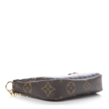 Louis Vuitton Monogram 2020 Christmas Animation Roller Coaster Mini Pochette Accessories Pivoine 3 of 7