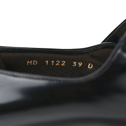 Christian Dior Brushed Calfskin Uniform 30mm Pumps 39 Black 8 of 9