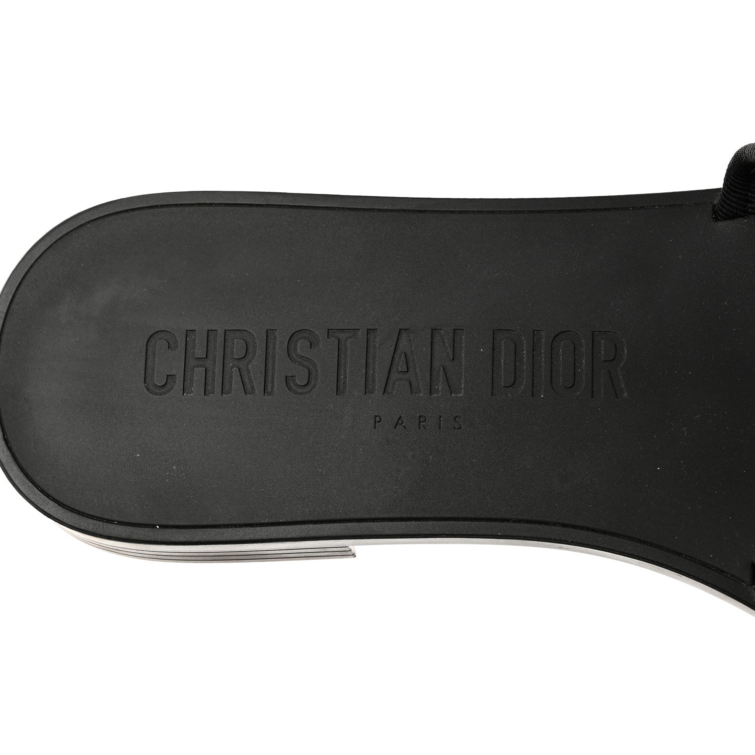 Christian Dior Technical Stretch Fabric Camouflage Dio(r)evolution Slide Sandals 38 Black Military 6 of 9