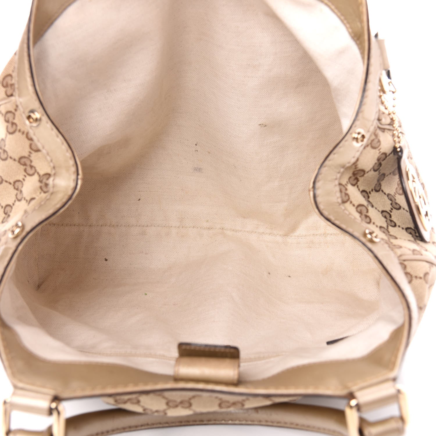 Gucci Monogram Medium Sukey Tote Champagne 5 of 14
