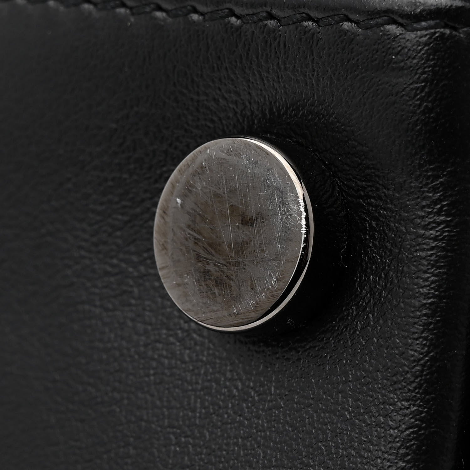 Saint Laurent Calfskin Y Quilted Monogram Monochrome Large Loulou Chain Satchel Black 11 of 11