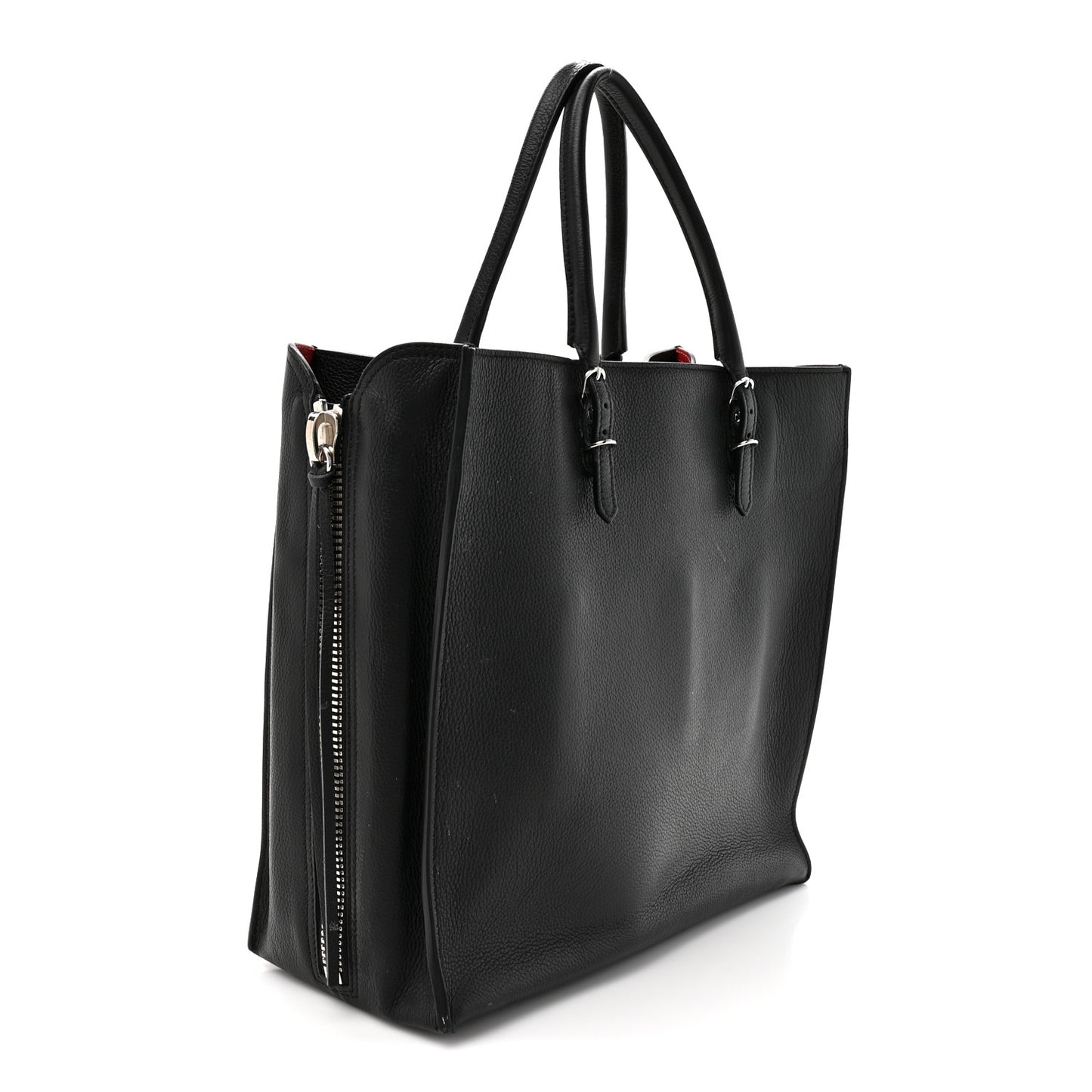 Veau Papier A5 Zip Around Tote Black