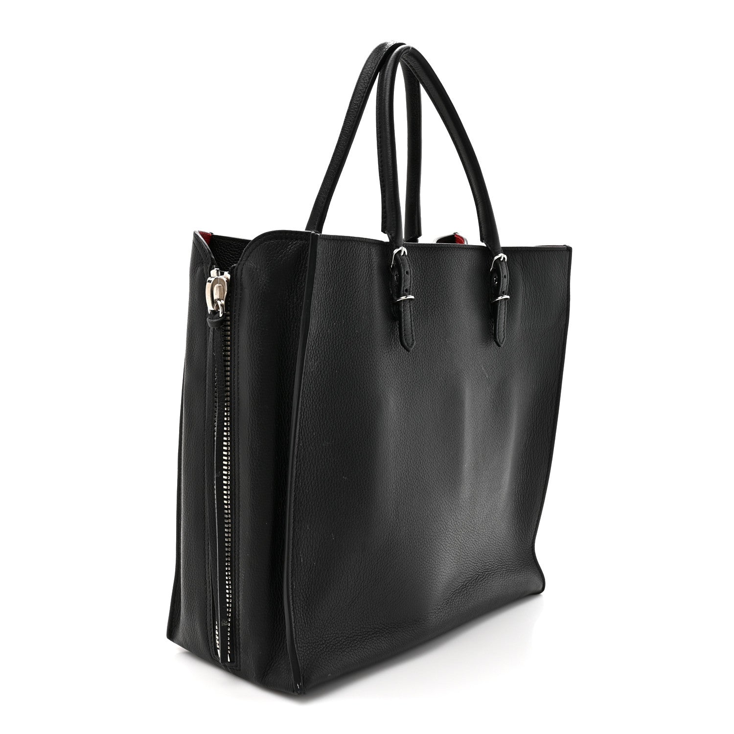 Balenciaga Veau Papier A5 Zip Around Tote Black 3 of 14