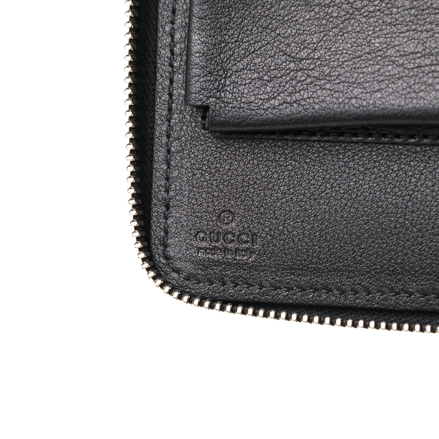 Gucci Crocodile Travel Document Case Black 7 of 14