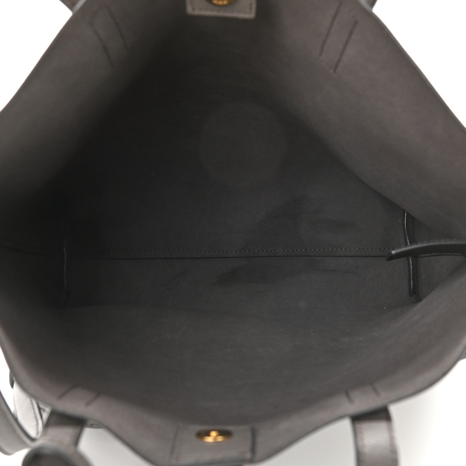 Saint Laurent Calfskin Toy Shopping Tote Earth Grey 6 of 12