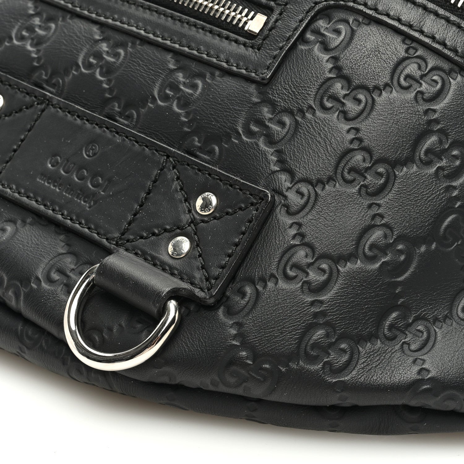 Gucci Guccissima Web Belt Bag Black 10 of 10