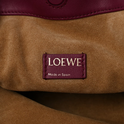 Loewe Mellow Nappa Medium Donut Chain Flamenco Knot Clutch Syrup 6 of 9