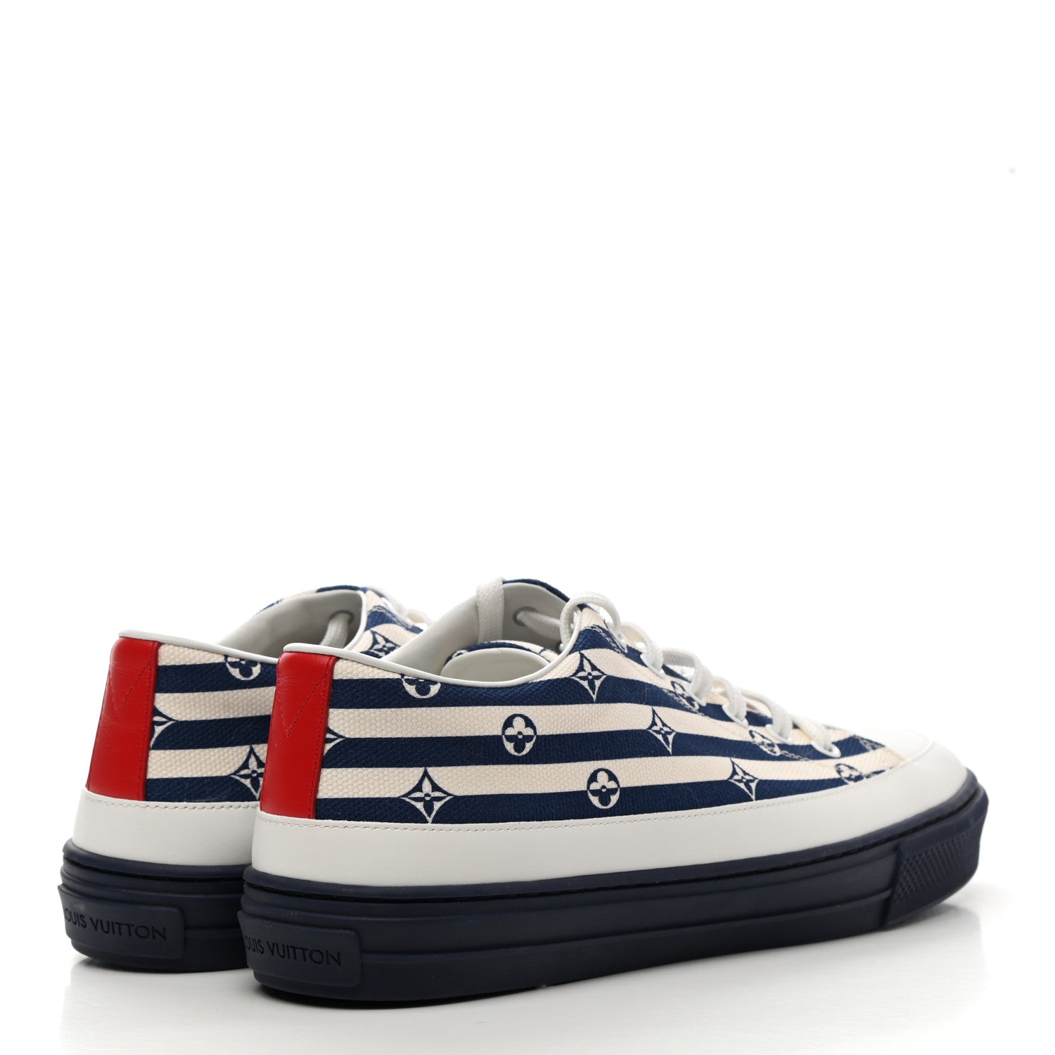 Louis Vuitton Canvas Escale Stellar Sneakers 40 Blue 4 of 8