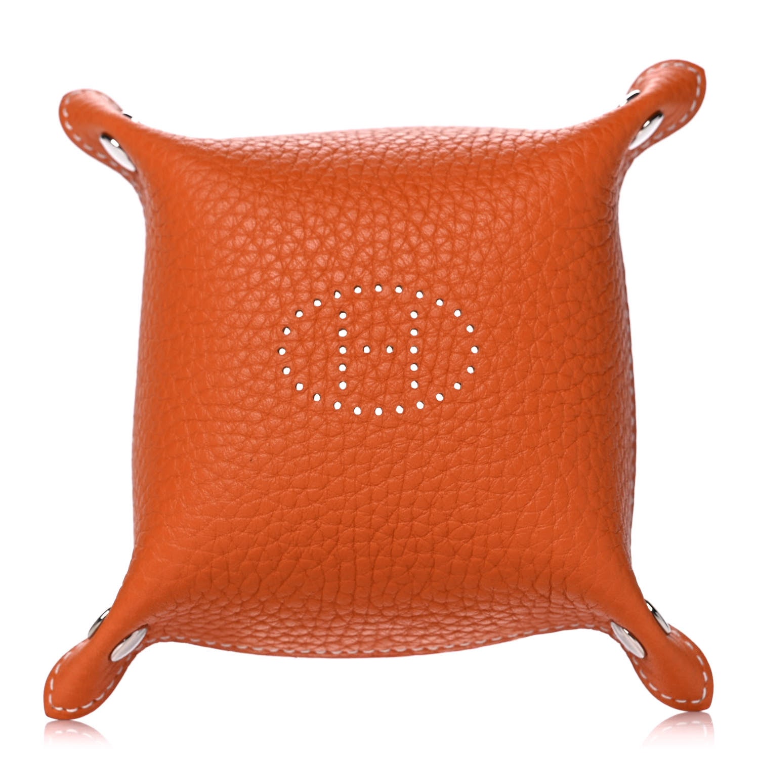 Hermes Taurillon Clemence Mises et Relances Change Tray Fauve 3 of 8