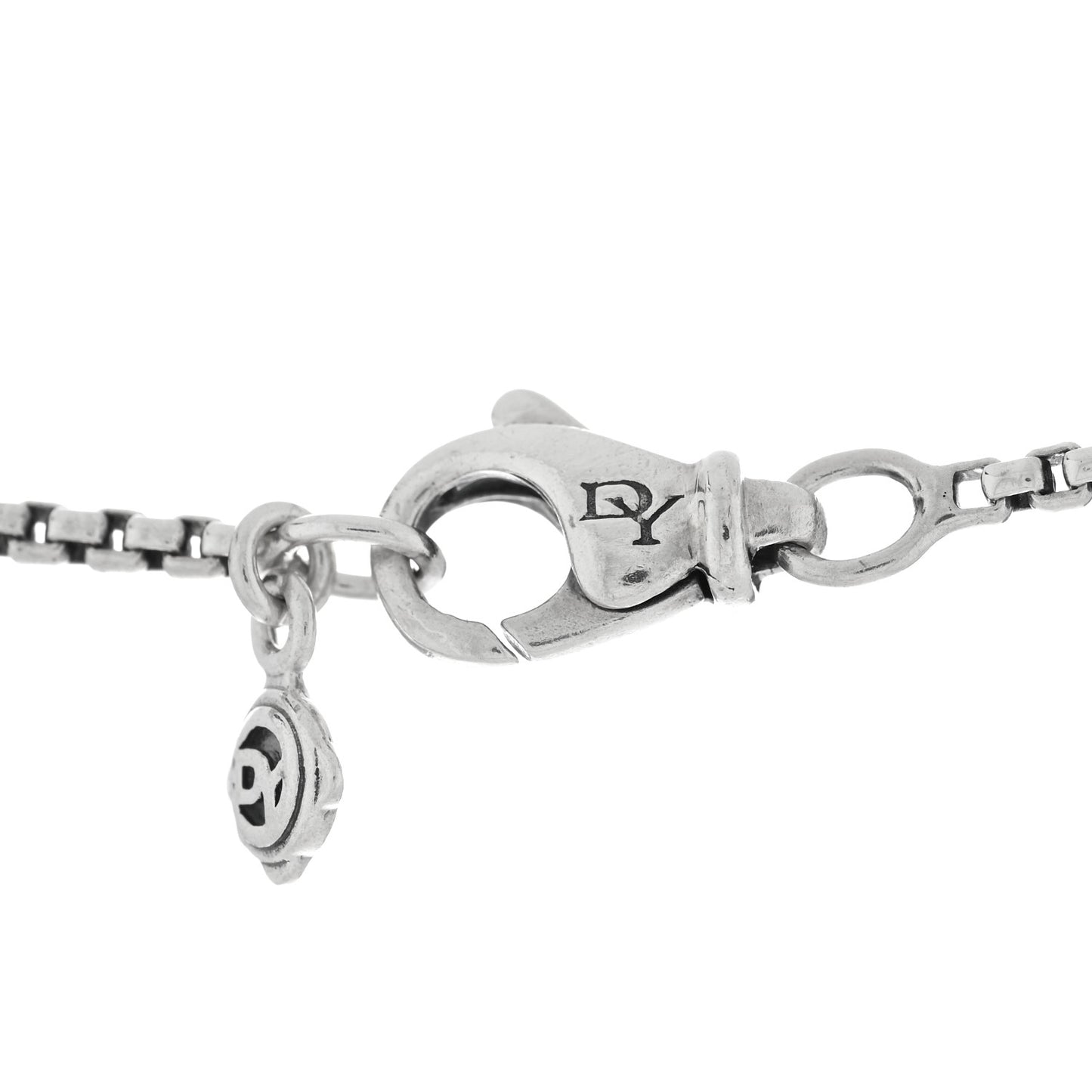 Sterling Silver Diamond Amethyst 7mm Petite Albion Pendant Necklace