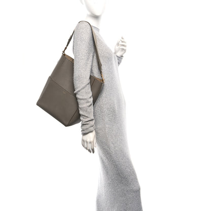 Celine Soft Grained Calfskin Sangle Bucket Bag Taupe 2 of 9