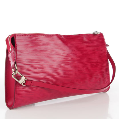 Louis Vuitton Epi Pochette Accessories 24 Fuchsia 3 of 8