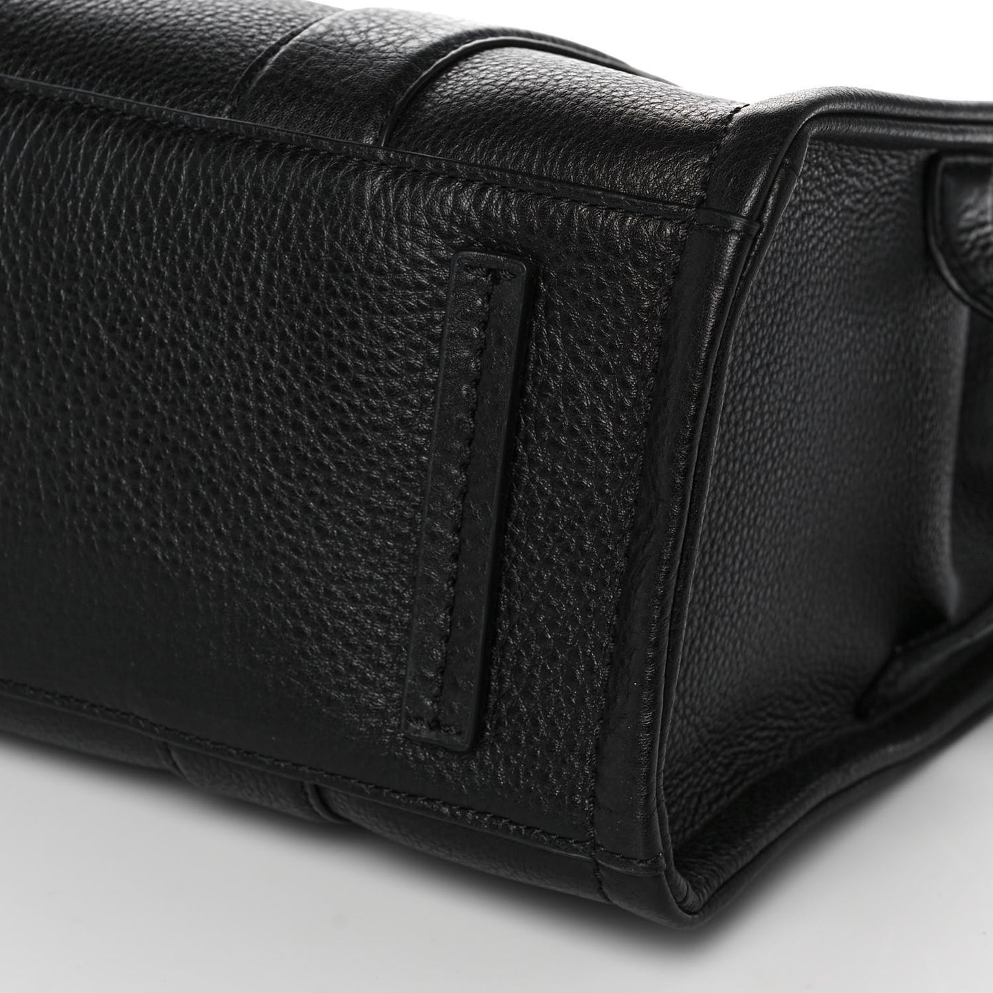 Grained Calfskin Medium The Tote Bag Black