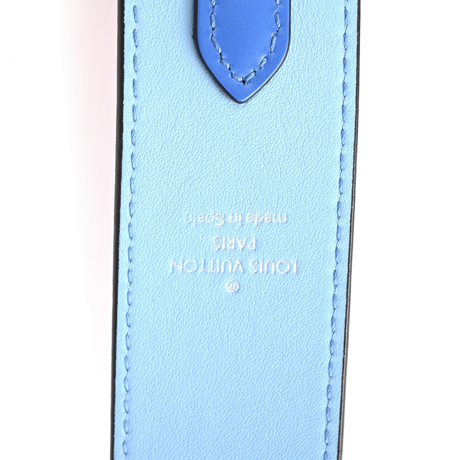 Louis Vuitton Epi Tropical Bandouliere Shoulder Strap Blue Rose 4 of 7