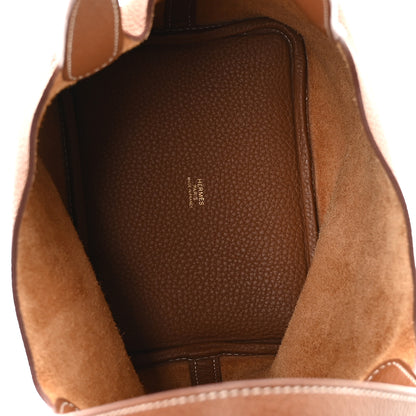 Hermes Taurillon Clemence Picotin Lock 18 PM Gold 5 of 14