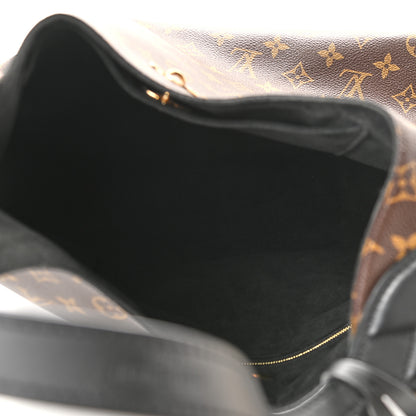 Louis Vuitton Monogram Flower Hobo Black 5 of 8