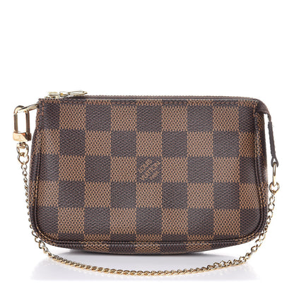 Louis Vuitton Damier Ebene Mini Pochette Accessories 1 of 7