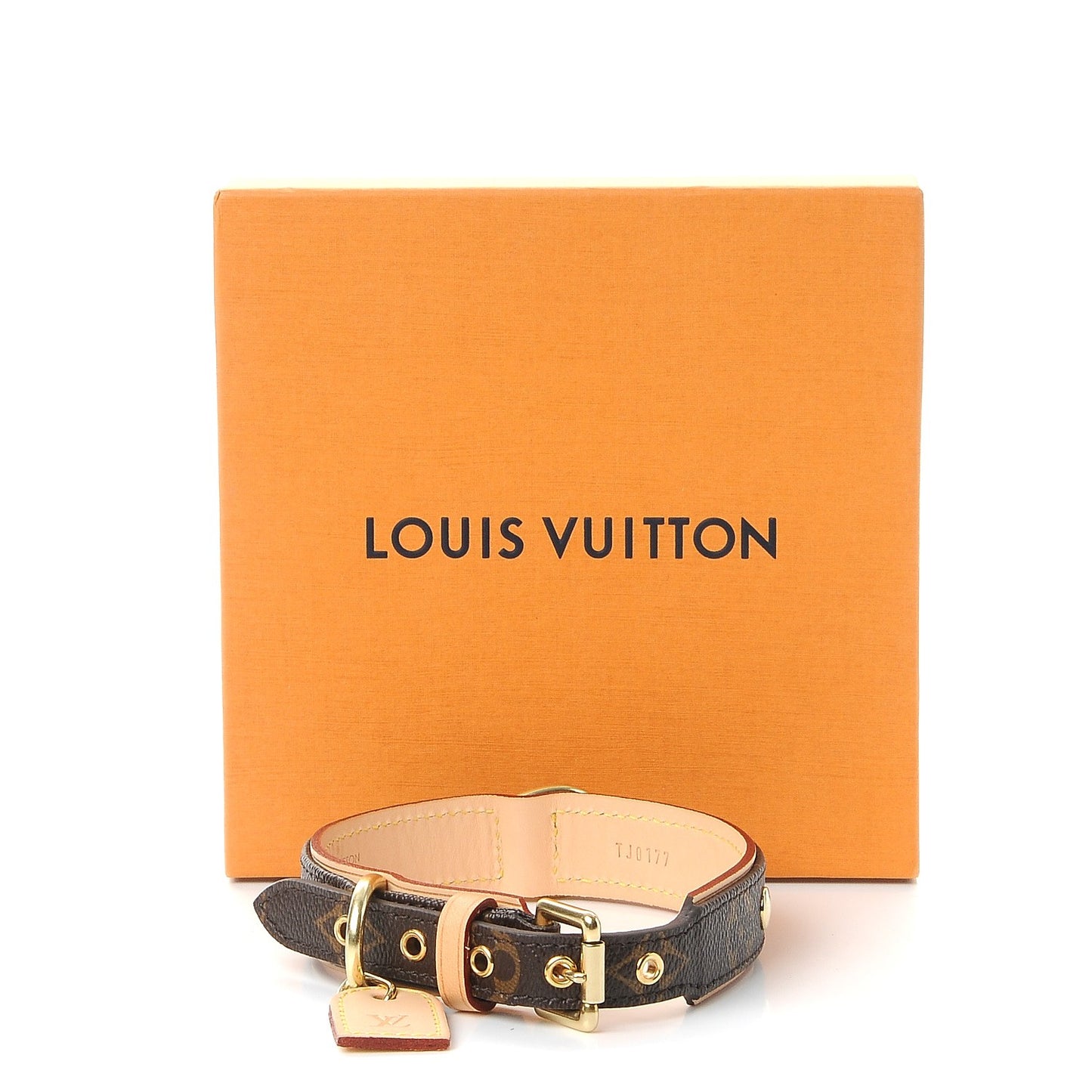 Monogram Baxter Dog Collar MM
