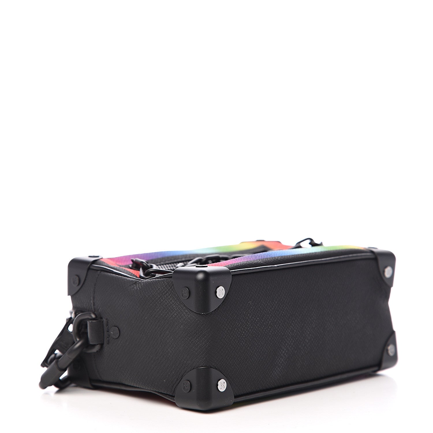 Louis Vuitton Taiga Rainbow Mini Soft Trunk Black 3 of 8