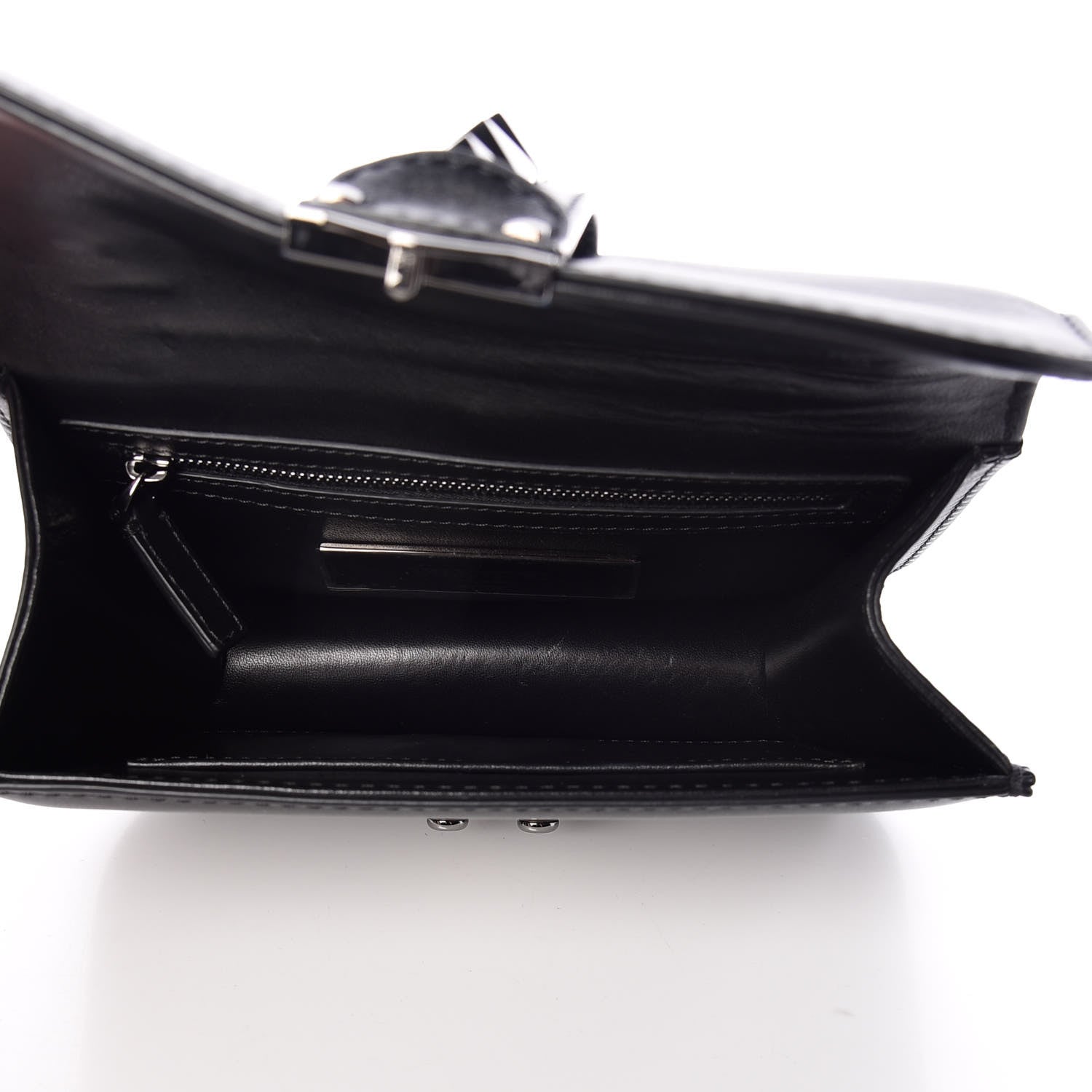 Valentino Garavani Vitello Small Glam Lock Rockstud Flap Black 5 of 9