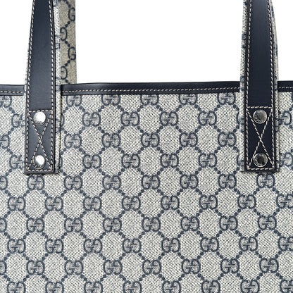 Gucci GG Plus Monogram Medium Signature Web Loop Tote Navy 7 of 9