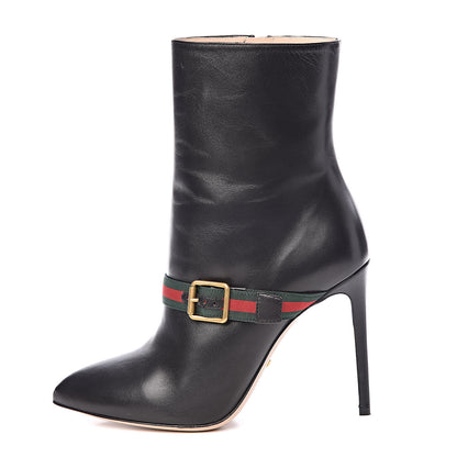Gucci Nappa Sylvie Ankle Boots 39 Black 1 of 10