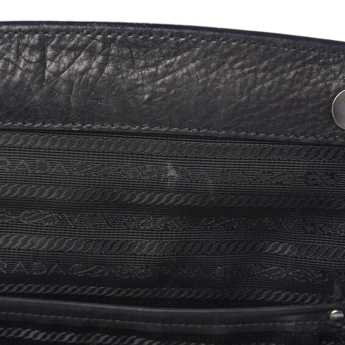 Tessuto Nylon Nappa Braided Gaufre Frame Black