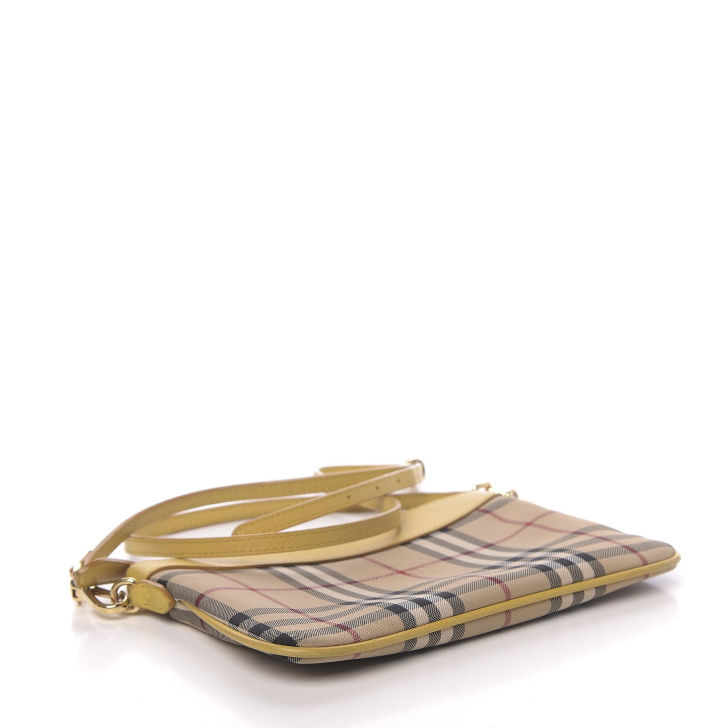 Horseferry Check Peyton Crossbody Clutch Bag Yellow