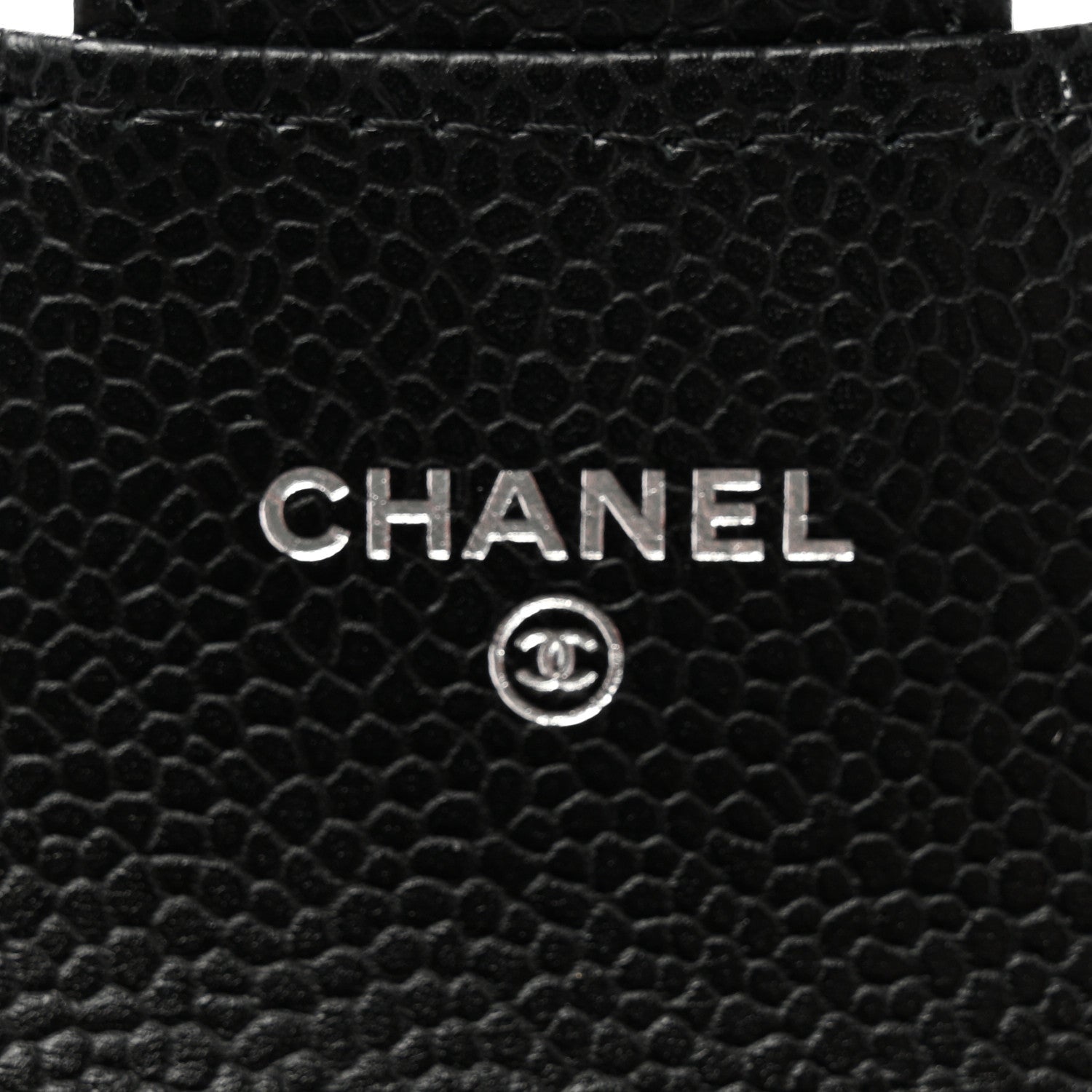 Chanel Caviar Quilted Flap Card Holder Wallet Black 6 of 10