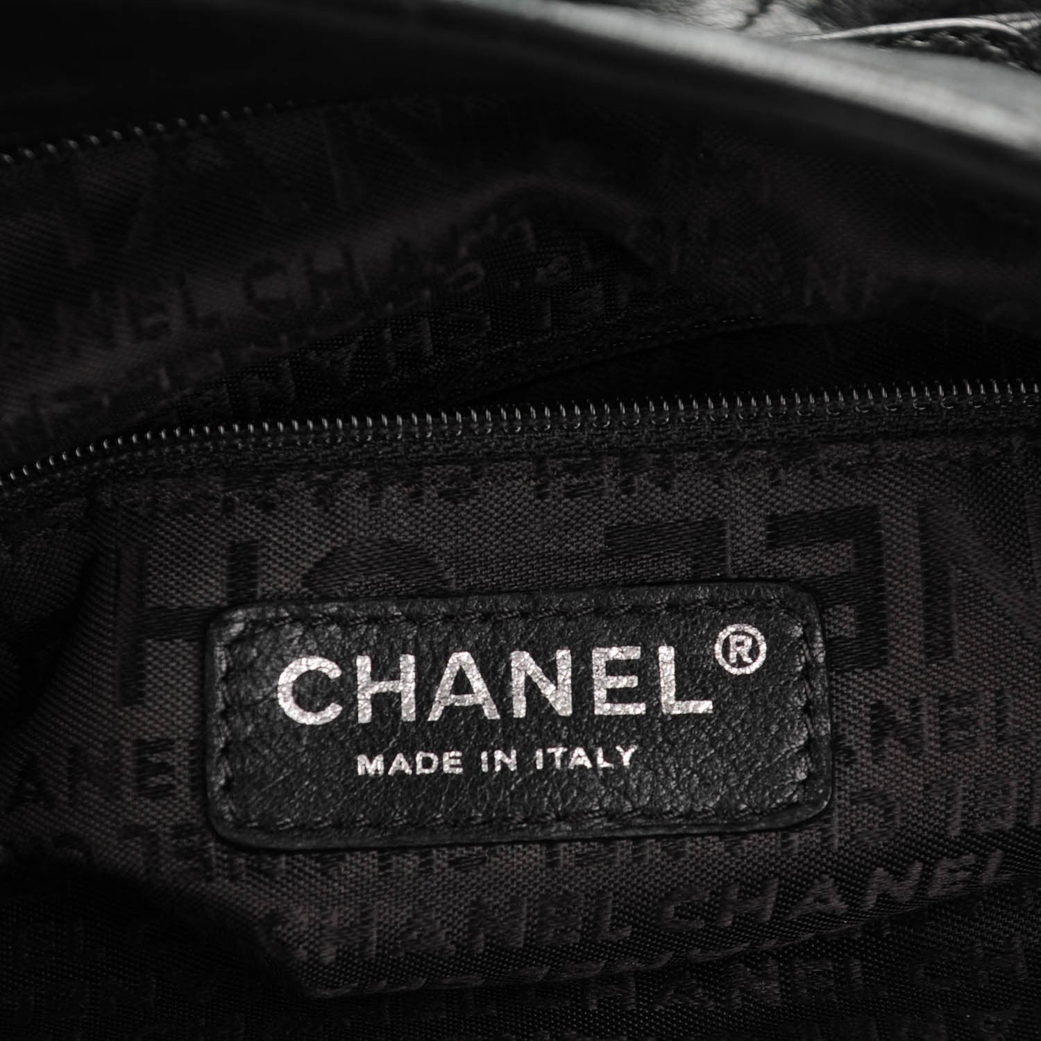 Chanel Lambskin Stitched Medium Ultimate Soft Tote Black 6 of 7