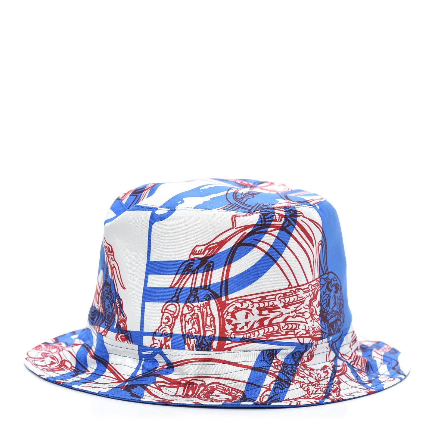 Silk Brides De Gala en Desordre Reverso Bucket Hat 58 Bleu Dur