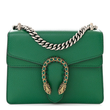 Gucci Calfskin Mini Dionysus Shoulder Bag Emerald 1 of 10