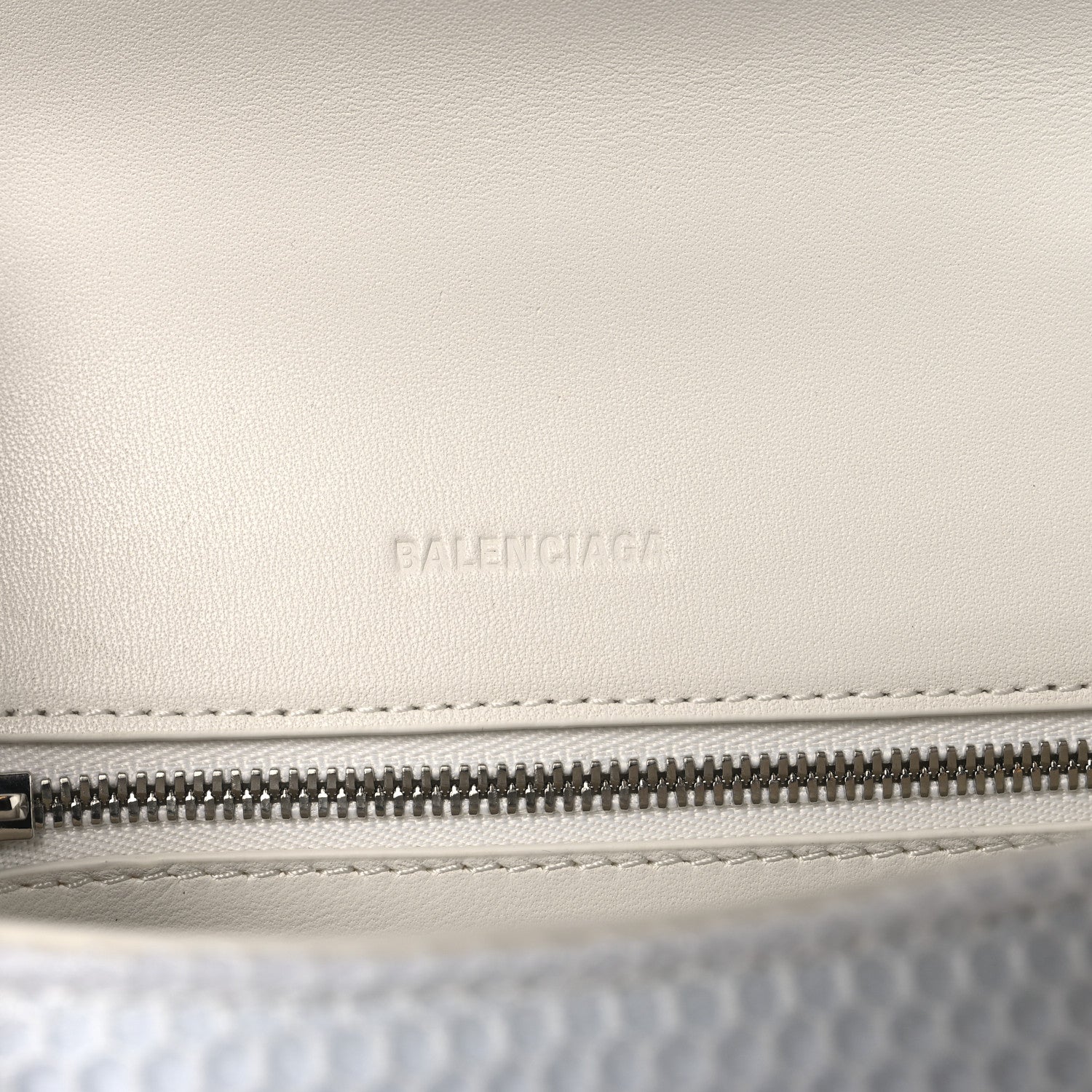 Balenciaga Faux Calfskin Fabric Glow In The Dark Small Sneakerhead Top Handle Bag White Orange 6 of 9
