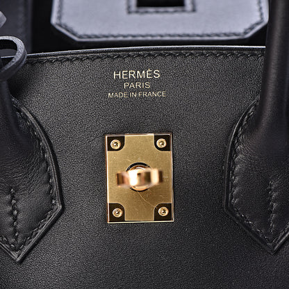 Hermes Veau Jonathan Birkin 25 Black 20 of 32