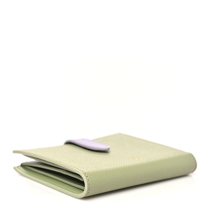 Celine Grained Calfskin Medium Multifunction Strap Wallet Sage Lilas 4 of 8