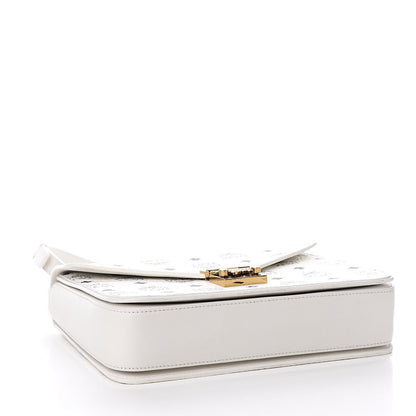 MCM Visetos Medium Patricia Satchel White 4 of 9