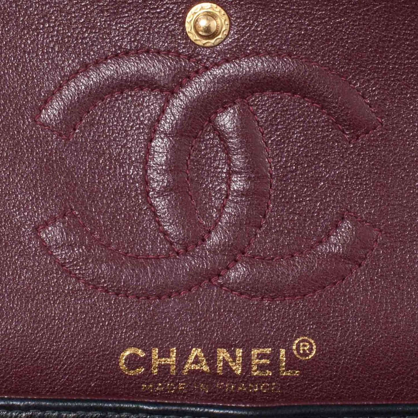 Lambskin Small Double Flap Black